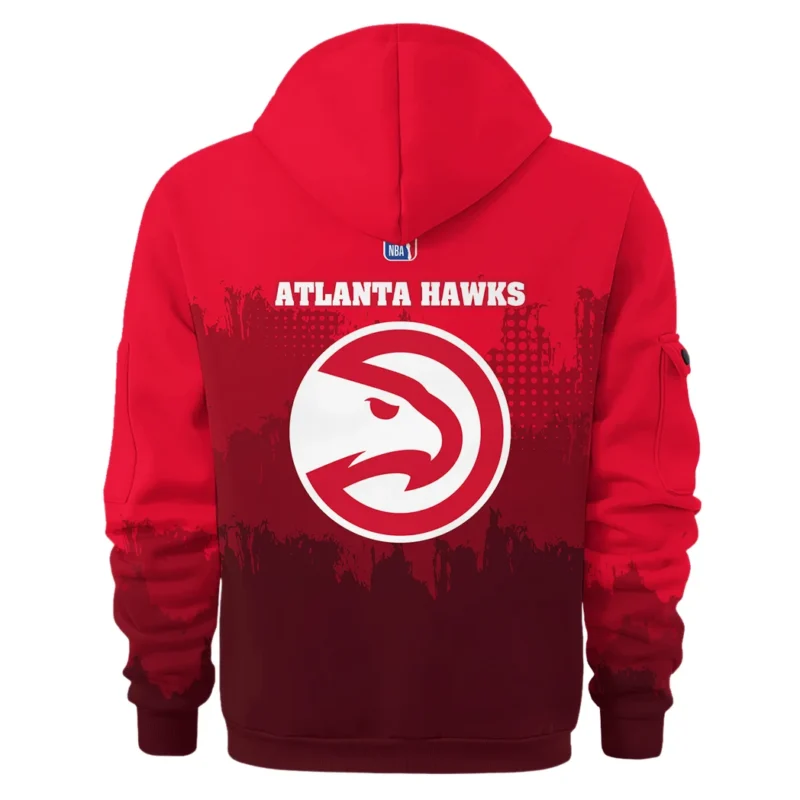 Basketball Hoodie Half Zipper NBA 2025 For Fan Basketball HVN1094AH062625HODZ - Image 3