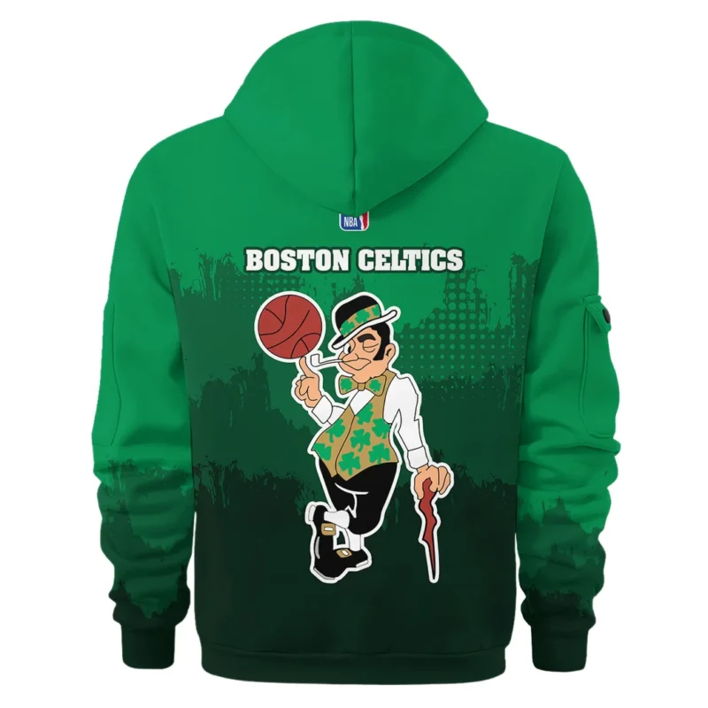 Basketball Hoodie Half Zipper NBA 2025 For Fan Basketball HVN1094BC062625HODZ - Image 3