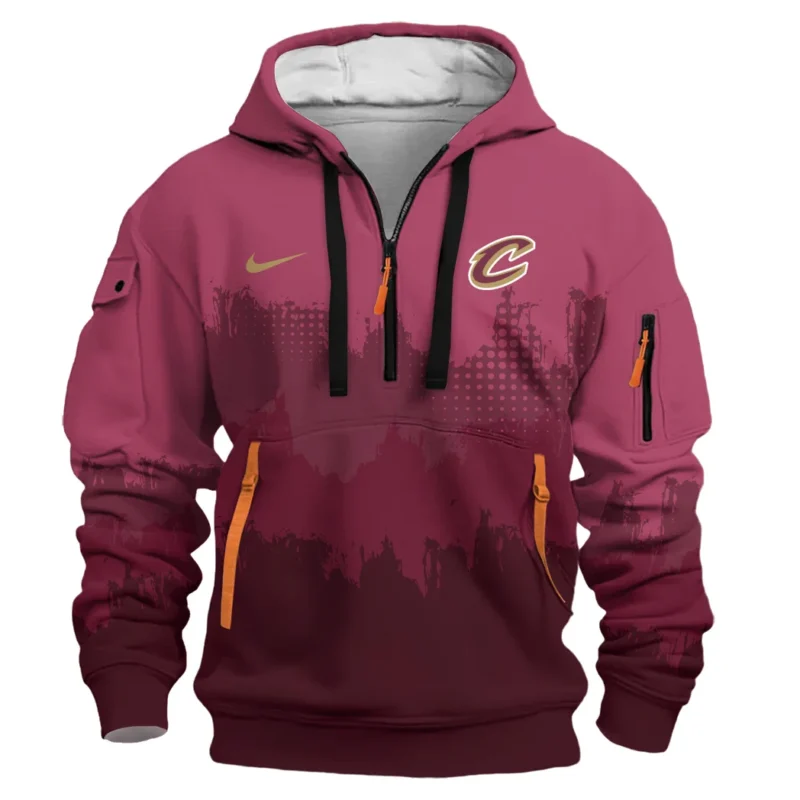 Basketball Hoodie Half Zipper NBA 2025 For Fan Basketball HVN1094CC062625HODZ - Image 2