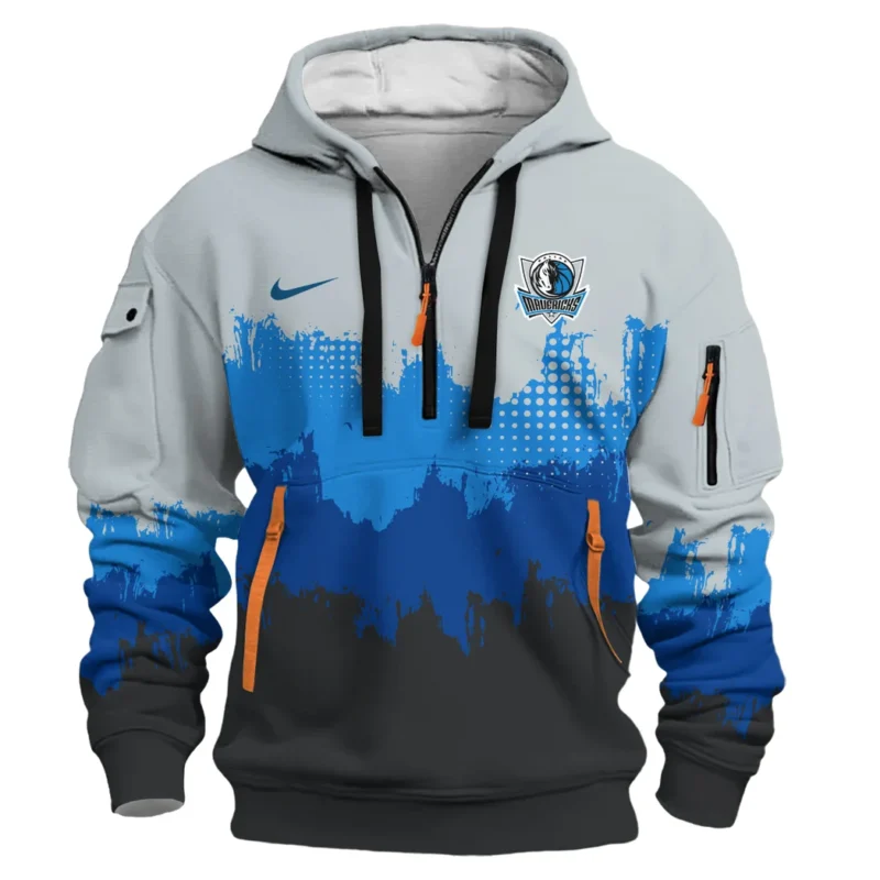 Basketball Hoodie Half Zipper NBA 2025 For Fan Basketball HVN1094DM062625HODZ - Image 2