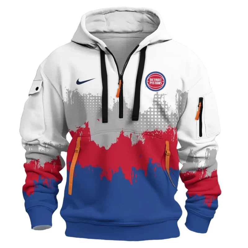 Basketball Hoodie Half Zipper NBA 2025 For Fan Basketball HVN1094DP062625HODZ - Image 2
