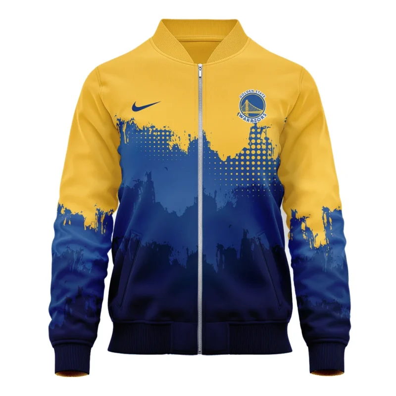 Basketball Bomber Jacket NBA 2025 For Fan Basketball HVN1094GSW062625BOB - Image 2