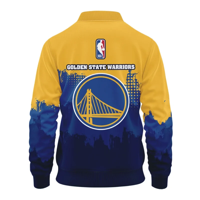 Basketball Bomber Jacket NBA 2025 For Fan Basketball HVN1094GSW062625BOB - Image 3