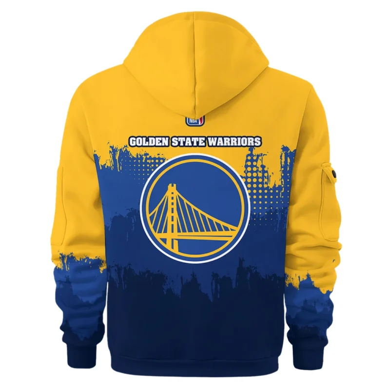 Basketball Hoodie Half Zipper NBA 2025 For Fan Basketball HVN1094GSW062625HODZ - Image 3