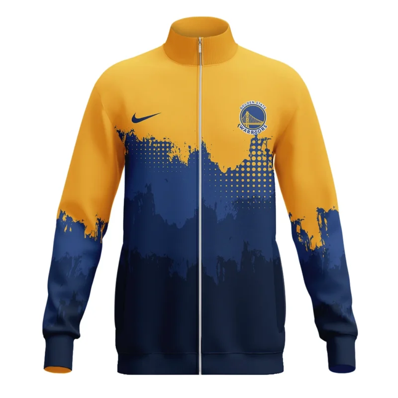 Basketball Stand Collar Jacket NBA 2025 For Fan Basketball HVN1094GSW062625SCJ - Image 2