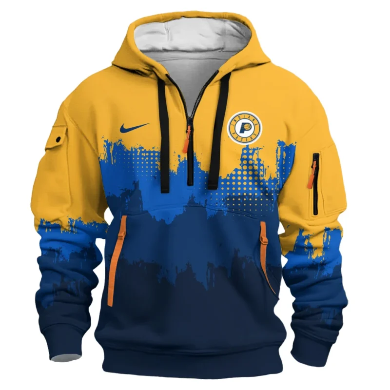 Basketball Hoodie Half Zipper NBA 2025 For Fan Basketball HVN1094IP062625HODZ - Image 2