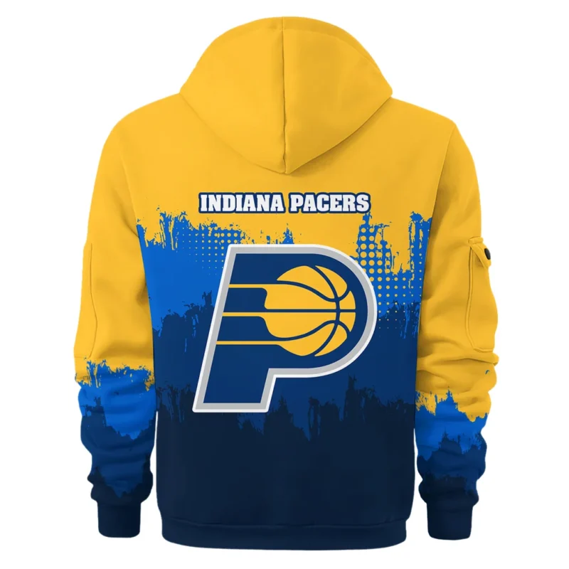 Basketball Hoodie Half Zipper NBA 2025 For Fan Basketball HVN1094IP062625HODZ - Image 3