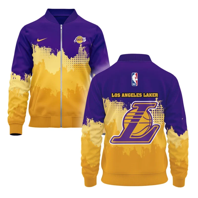 Basketball Bomber Jacket NBA 2025 For Fan Basketball HVN1094LAL062625BOB