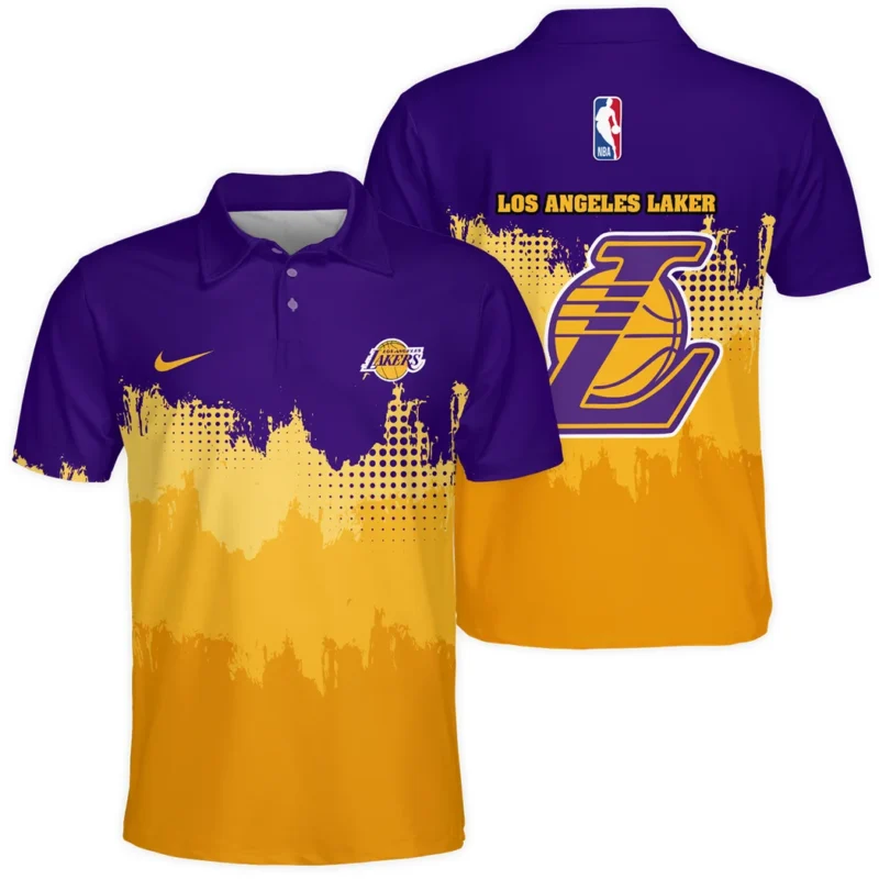 Basketball Team Polo Shirt NBA 2025 For Fan Basketball Team HVN1094LAL062625POS