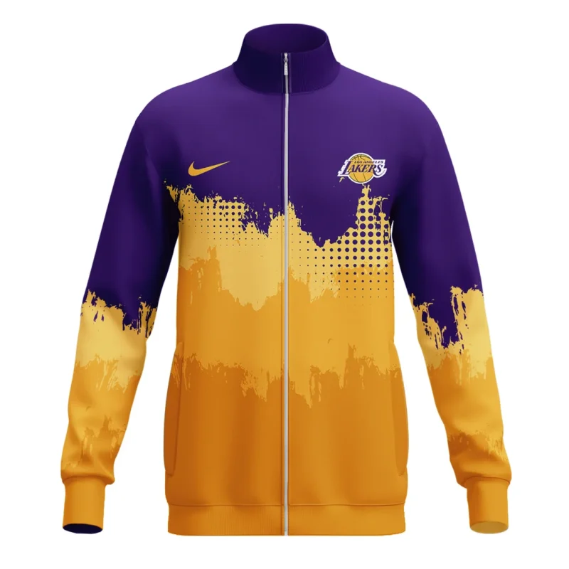 Basketball Stand Collar Jacket NBA 2025 For Fan Basketball HVN1094LAL062625SCJ - Image 2