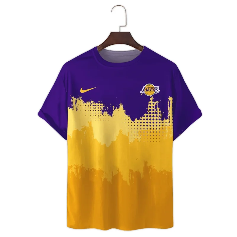 Basketball Team T-Shirt NBA 2025 For Fan Basketball Team HVN1094LAL062625TS3D - Image 2
