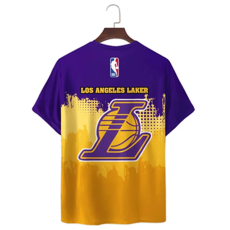 Basketball Team T-Shirt NBA 2025 For Fan Basketball Team HVN1094LAL062625TS3D - Image 3