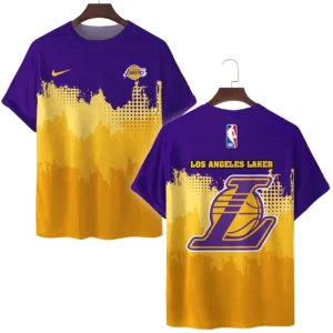 Basketball Team T-Shirt NBA 2025 For Fan Basketball Team HVN1094LAL062625TS3D