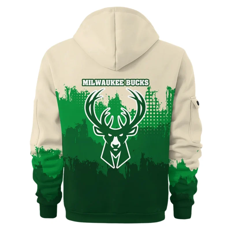 Basketball Hoodie Half Zipper NBA 2025 For Fan Basketball HVN1094MB062625HODZ - Image 3