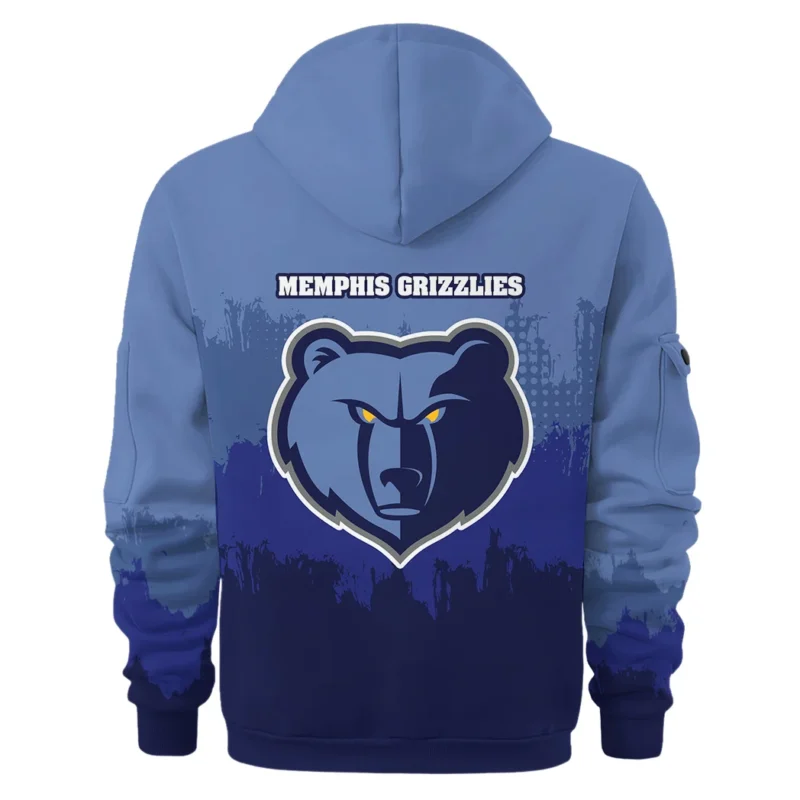Basketball Hoodie Half Zipper NBA 2025 For Fan Basketball HVN1094MG062625HODZ - Image 3