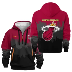 Basketball Hoodie Half Zipper NBA 2025 For Fan Basketball HVN1094MH062625HODZ