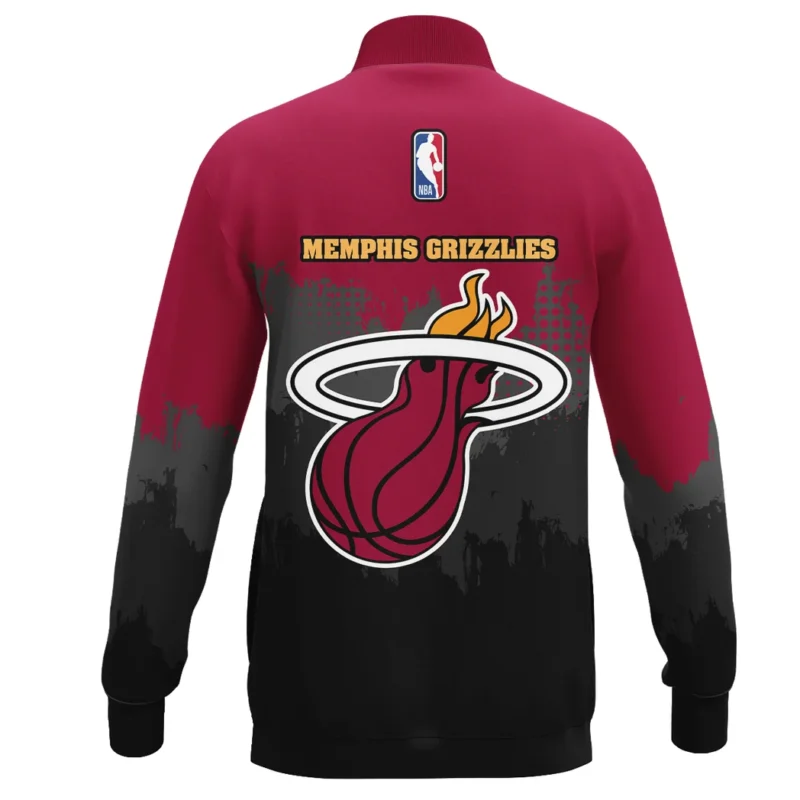 Basketball Stand Collar Jacket NBA 2025 For Fan Basketball HVN1094MH062625SCJ - Image 3