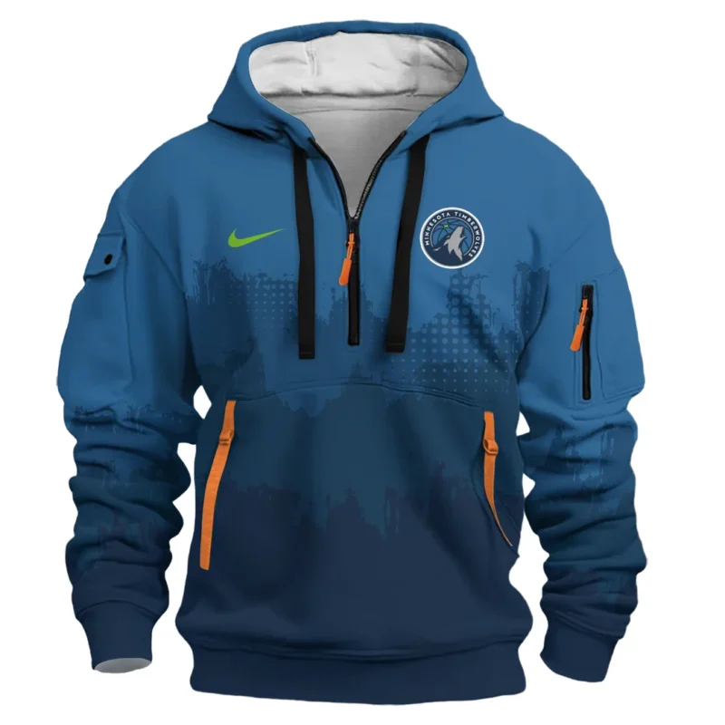 Basketball Hoodie Half Zipper NBA 2025 For Fan Basketball HVN1094MT062625HODZ - Image 2
