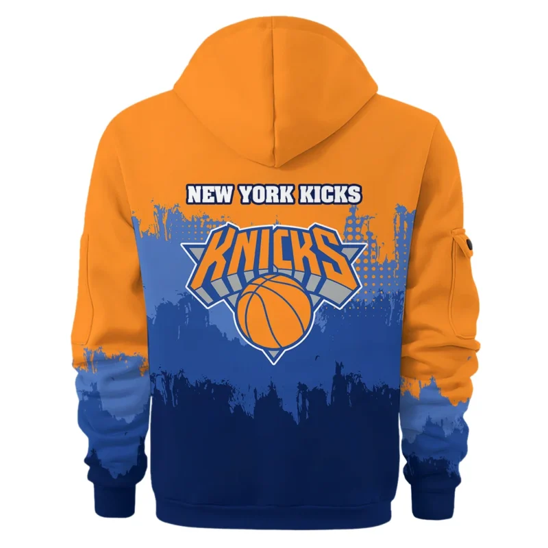 Basketball Hoodie Half Zipper NBA 2025 For Fan Basketball HVN1094NYK062625HODZ - Image 3