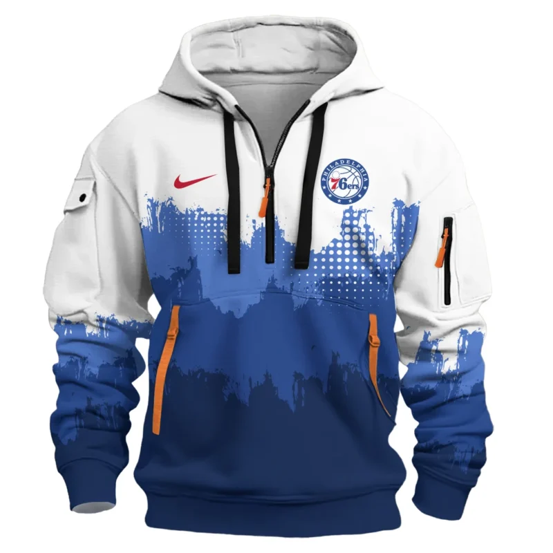 Basketball Hoodie Half Zipper NBA 2025 For Fan Basketball HVN1094PH062625HODZ - Image 2