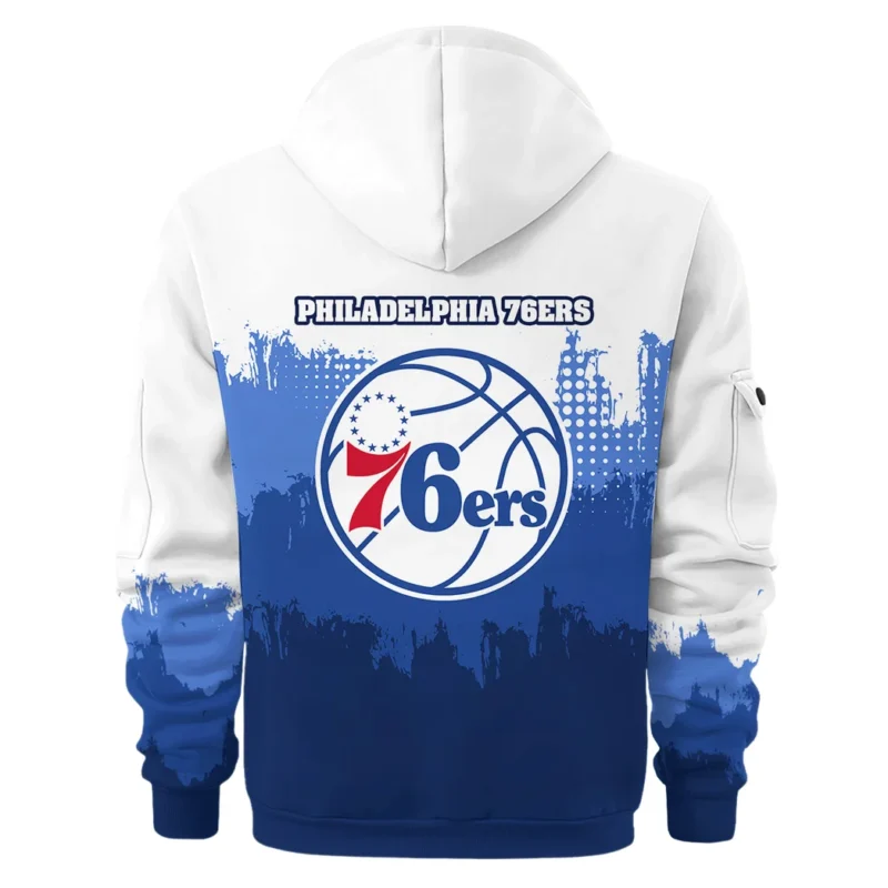 Basketball Hoodie Half Zipper NBA 2025 For Fan Basketball HVN1094PH062625HODZ - Image 3