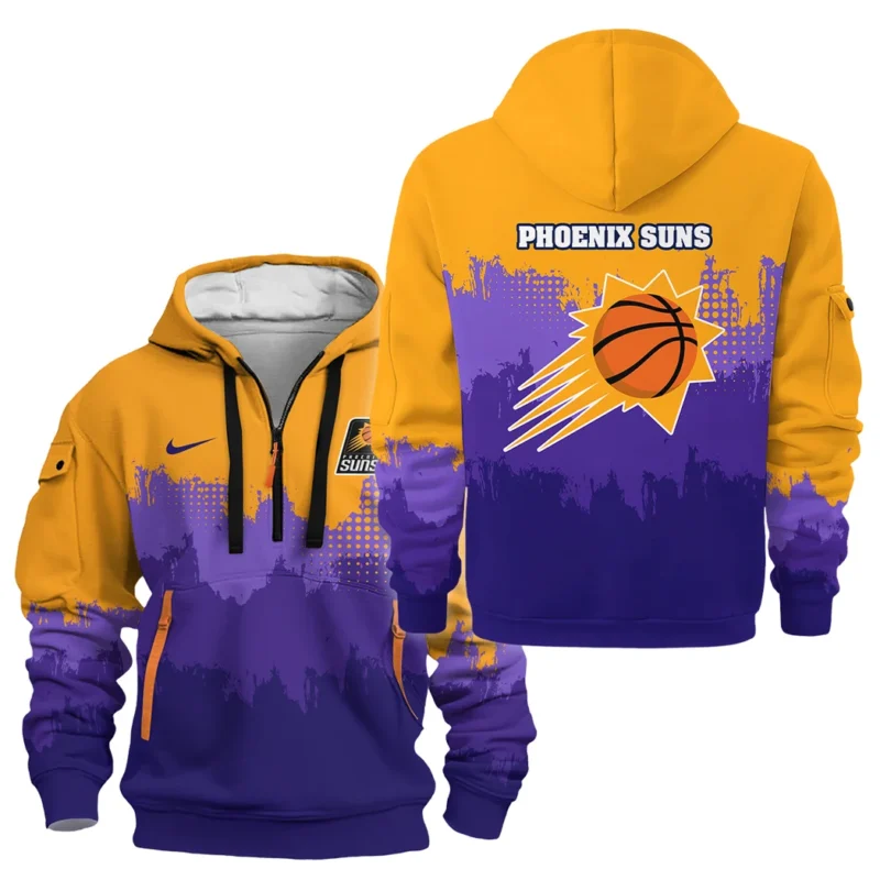 Basketball Hoodie Half Zipper NBA 2025 For Fan Basketball HVN1094PS062625HODZ