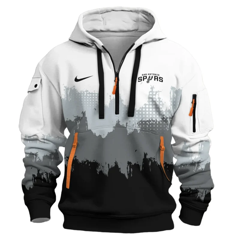 Basketball Hoodie Half Zipper NBA 2025 For Fan Basketball HVN1094SAS062625HODZ - Image 2