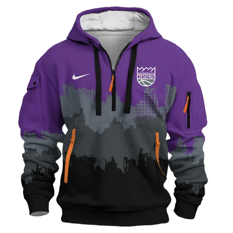 Basketball Hoodie Half Zipper NBA 2025 For Fan Basketball HVN1094SK062625HODZ - Image 2
