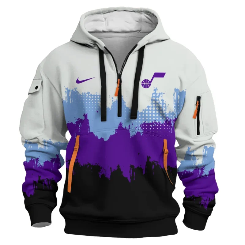 Basketball Hoodie Half Zipper NBA 2025 For Fan Basketball HVN1094UJ062625HODZ - Image 2