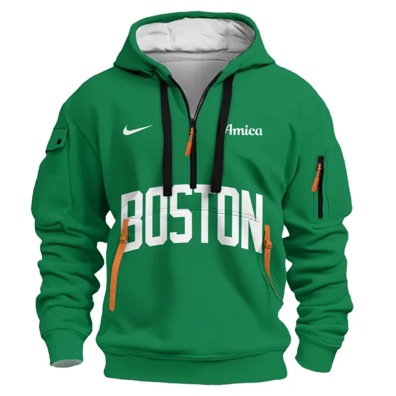 Basketball Hoodie Half Zipper NBA 2025 For Fan Basketball HVN1095BC062725HODZ - Image 2