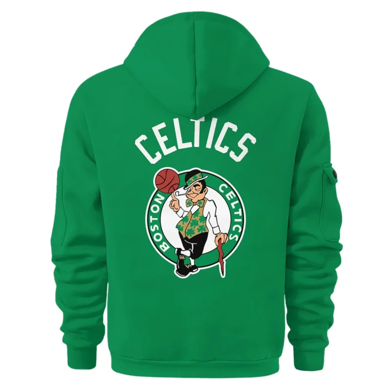 Basketball Hoodie Half Zipper NBA 2025 For Fan Basketball HVN1095BC062725HODZ - Image 3