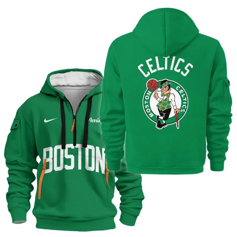 Basketball Hoodie Half Zipper NBA 2025 For Fan Basketball HVN1095BC062725HODZ