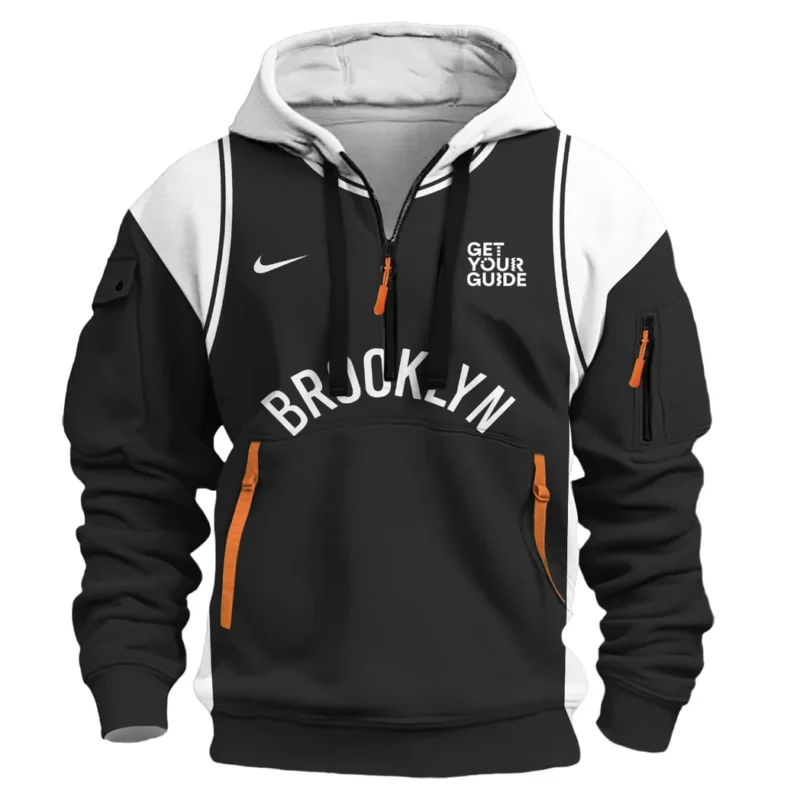 Basketball Hoodie Half Zipper NBA 2025 For Fan Basketball HVN1095BN062725HODZ - Image 2