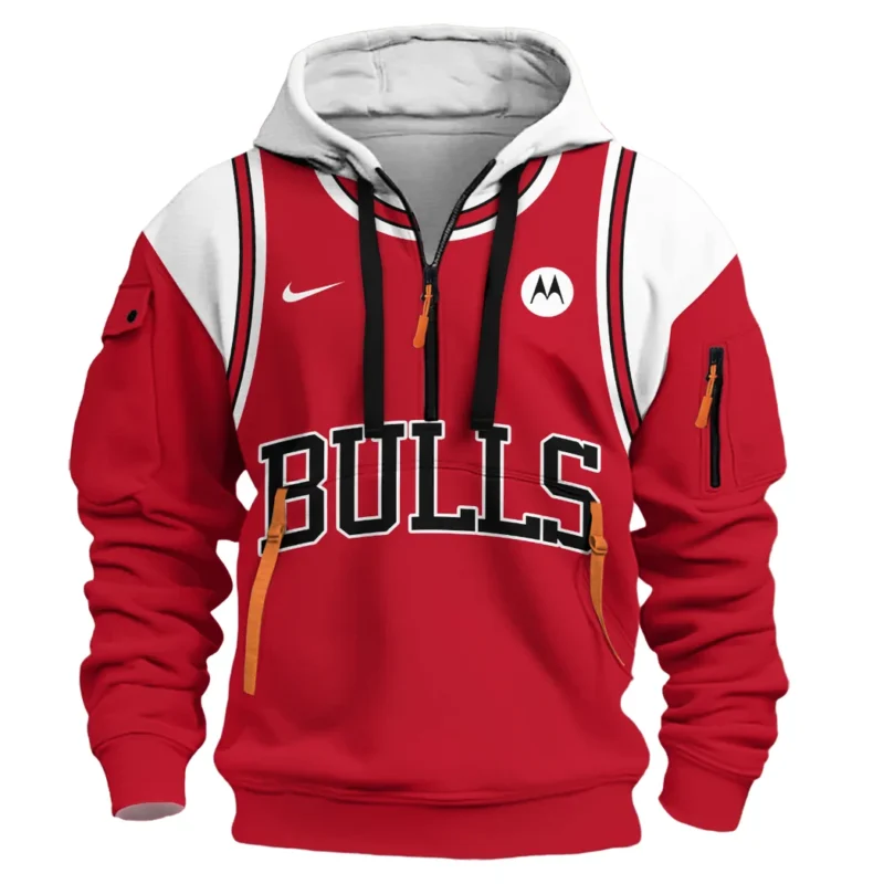 Basketball Hoodie Half Zipper NBA 2025 For Fan Basketball HVN1095CB062725HODZ - Image 2