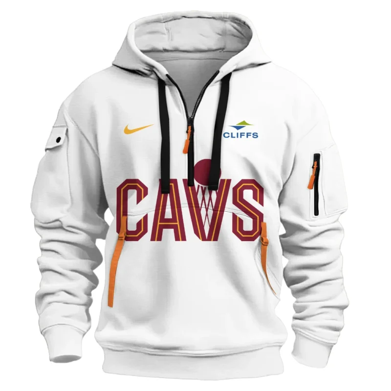 Basketball Hoodie Half Zipper NBA 2025 For Fan Basketball HVN1095CC062725HODZ - Image 2