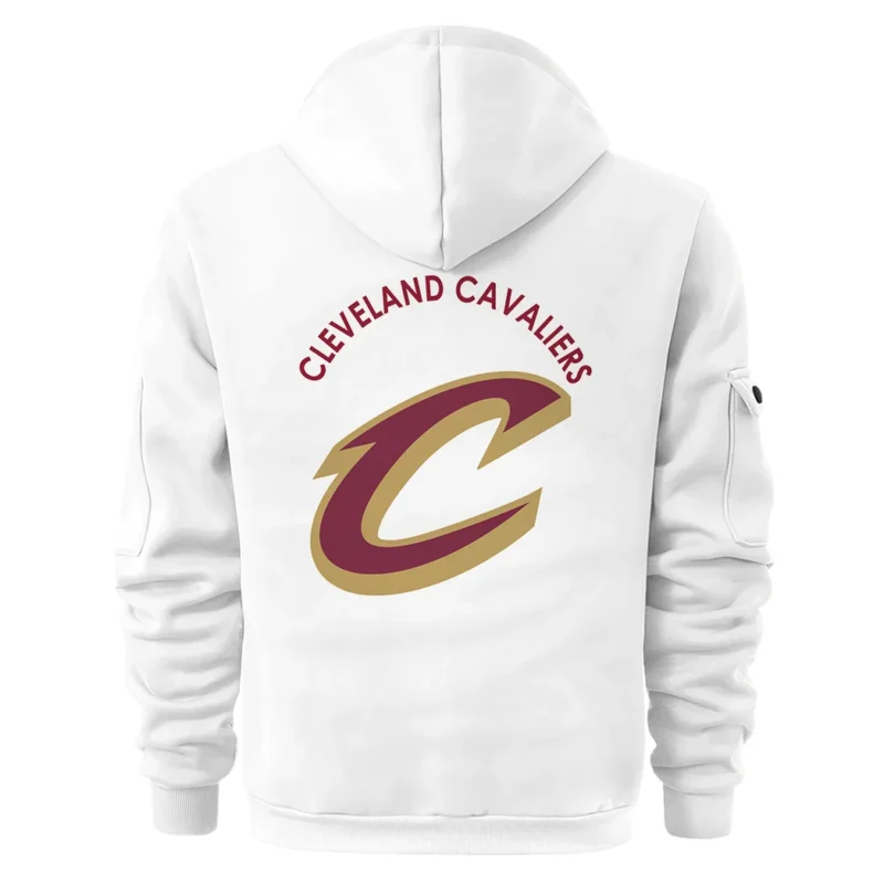 Basketball Hoodie Half Zipper NBA 2025 For Fan Basketball HVN1095CC062725HODZ - Image 3