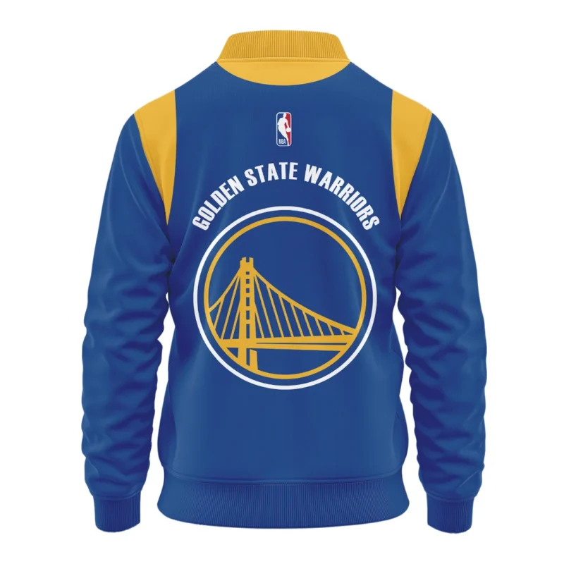 Basketball Bomber Jacket NBA 2025 For Fan Basketball HVN1095GSW062725BOB - Image 3