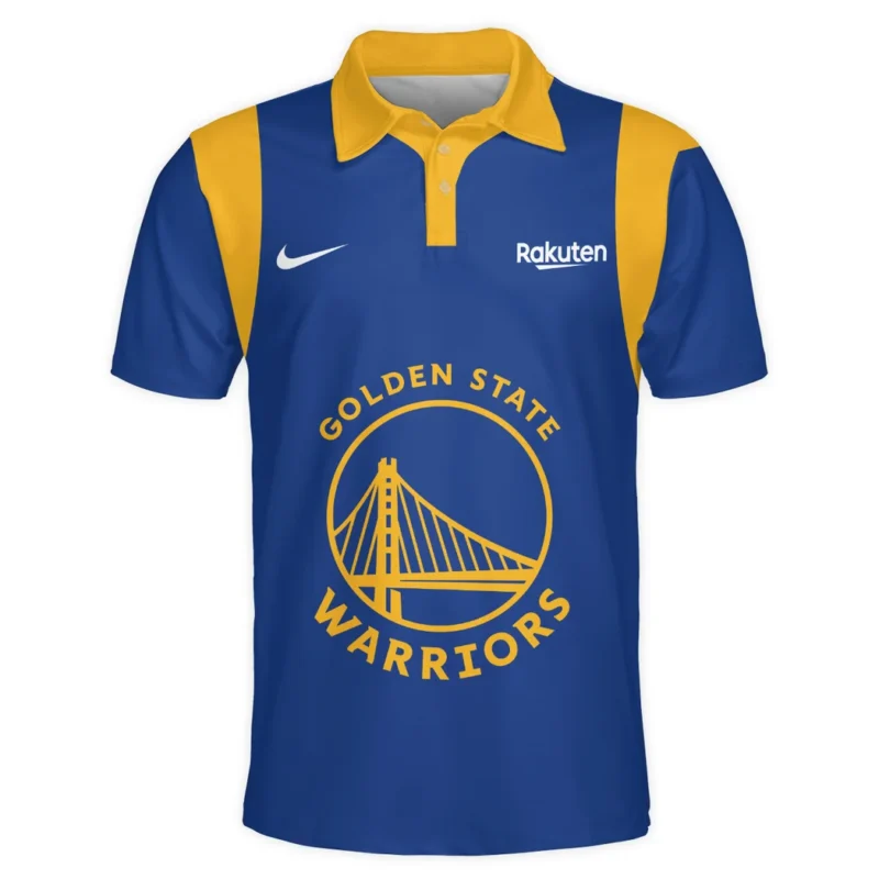 Basketball Team Polo Shirt NBA 2025 For Fan Basketball Team HVN1095GSW062725POS - Image 2
