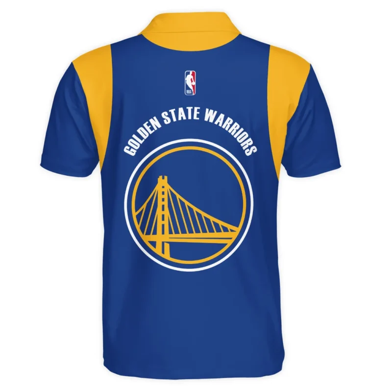 Basketball Team Polo Shirt NBA 2025 For Fan Basketball Team HVN1095GSW062725POS - Image 3