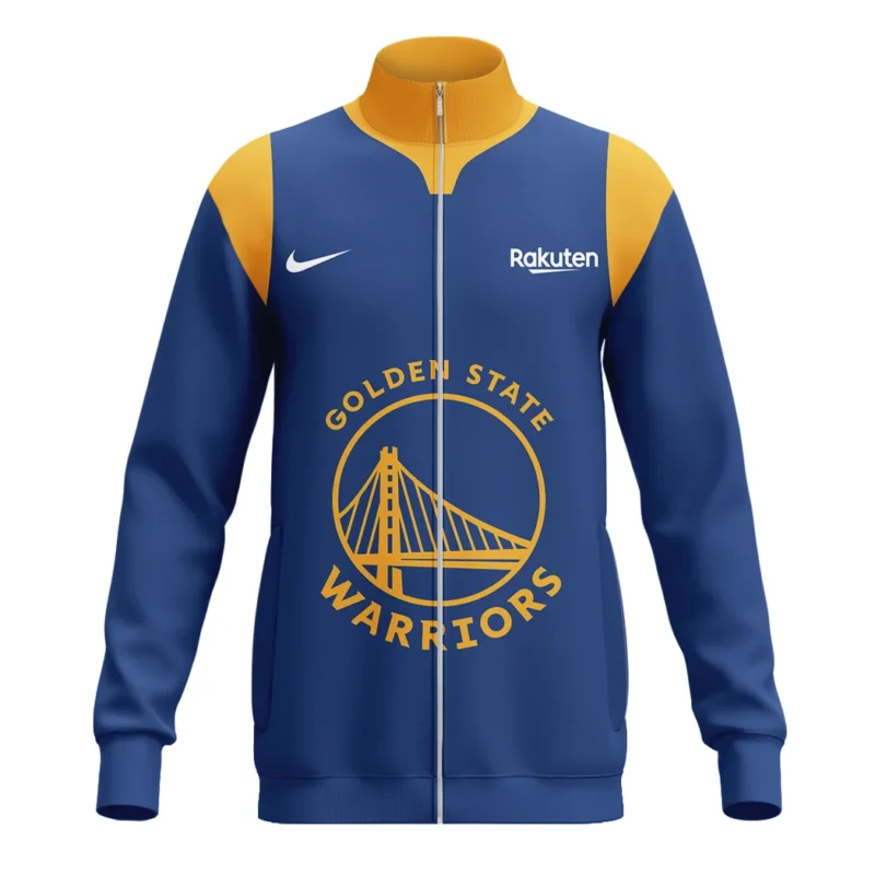 Basketball Stand Collar Jacket NBA 2025 For Fan Basketball HVN1095GSW062725SCJ - Image 2
