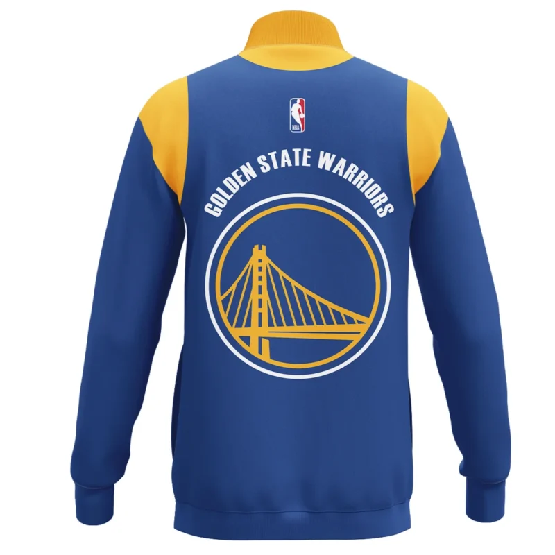 Basketball Stand Collar Jacket NBA 2025 For Fan Basketball HVN1095GSW062725SCJ - Image 3
