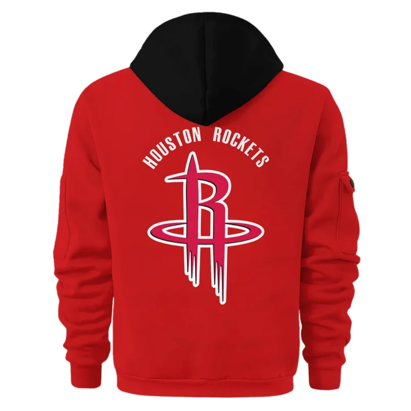 Basketball Hoodie Half Zipper NBA 2025 For Fan Basketball HVN1095HR062725HODZ - Image 3
