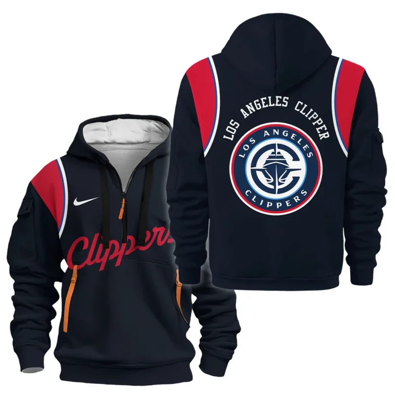 Basketball Hoodie Half Zipper NBA 2025 For Fan Basketball HVN1095LAC062725HODZ