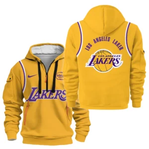 Basketball Hoodie Half Zipper NBA 2025 For Fan Basketball HVN1095LAL062725HODZ