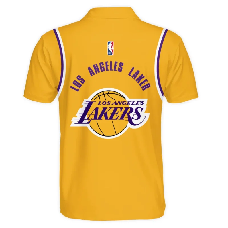 Basketball Team Polo Shirt NBA 2025 For Fan Basketball Team HVN1095LAL062725POS - Image 3