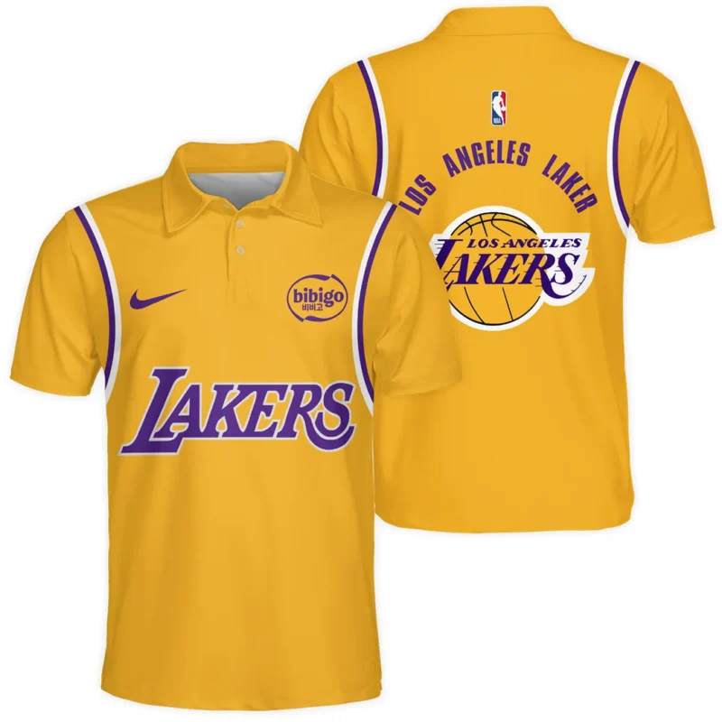 Basketball Team Polo Shirt NBA 2025 For Fan Basketball Team HVN1095LAL062725POS