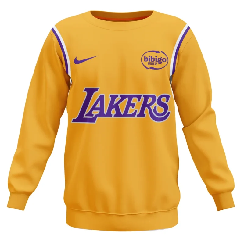 Basketball Sweatshirt NBA 2025 For Fan Basketball HVN1095LAL062725SW - Image 2