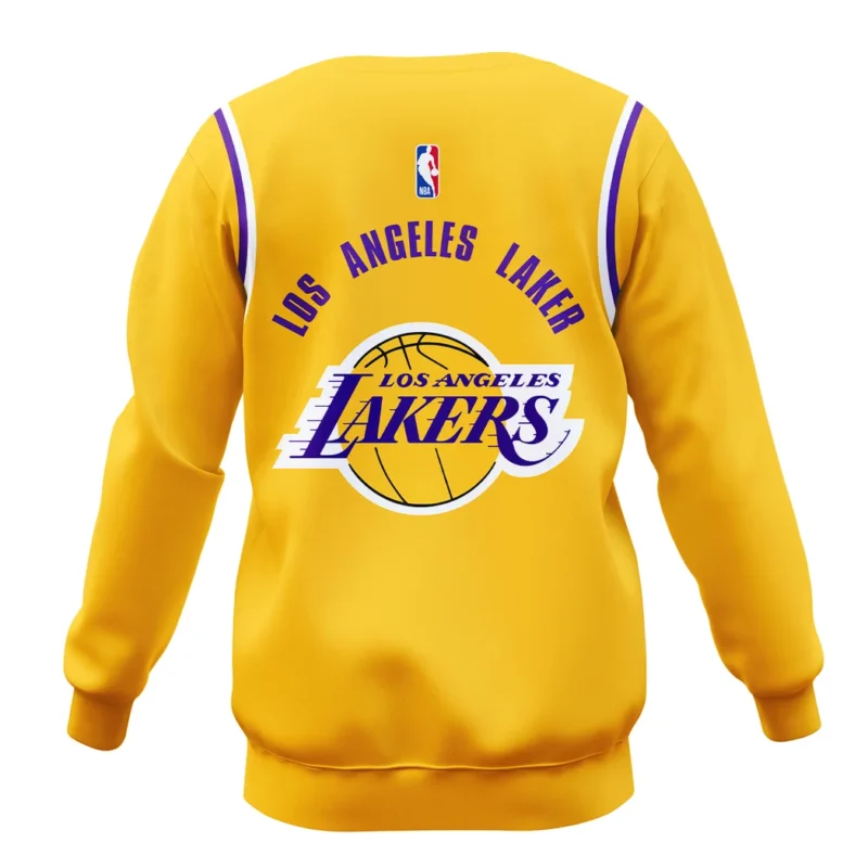 Basketball Sweatshirt NBA 2025 For Fan Basketball HVN1095LAL062725SW - Image 3