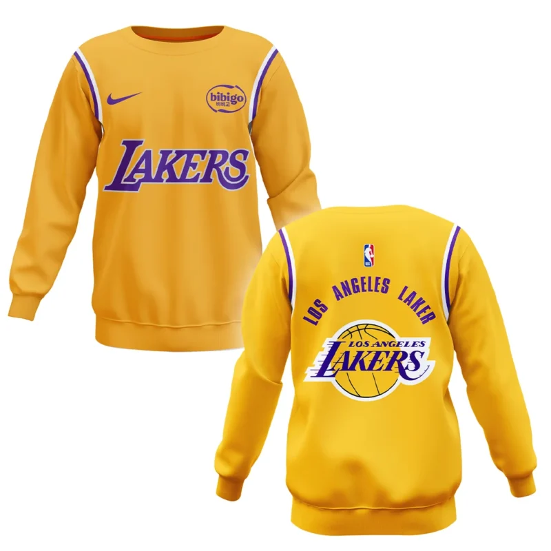 Basketball Sweatshirt NBA 2025 For Fan Basketball HVN1095LAL062725SW