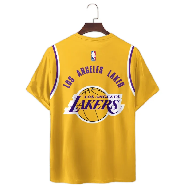 Basketball Team T-Shirt NBA 2025 For Fan Basketball Team HVN1095LAL062725TS3D - Image 3